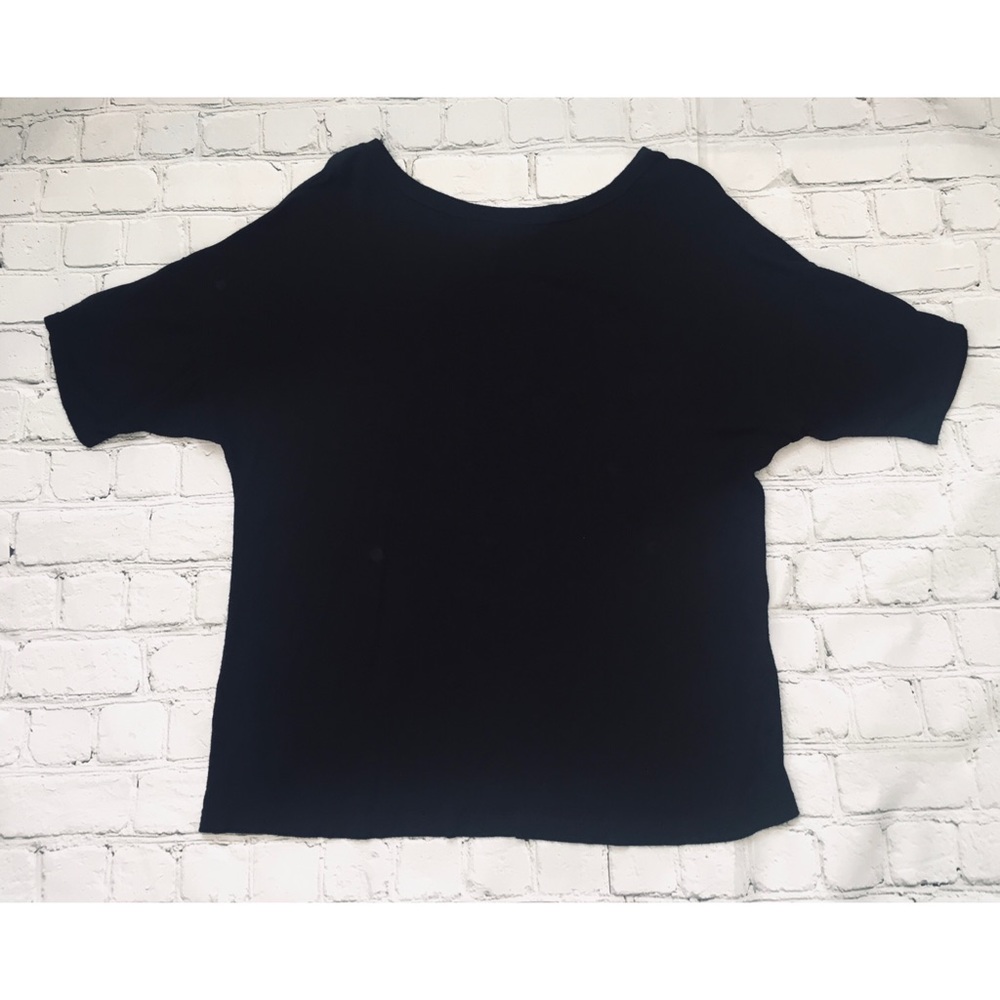 Rue 21 Black Slouch Gold Heart T-shirt - Picture 6 of 8